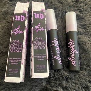 2X Urban Decay All Nighter Long Lasting MakeUp Setting Spray 1oz